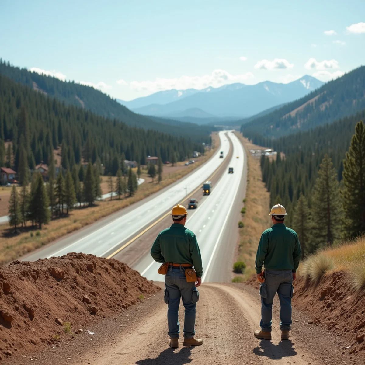 Regional transit highway connecting mountain foothills and eastern plains